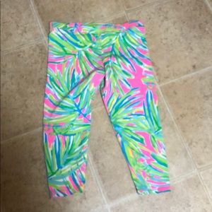 Lily Pulitzer girls crop leggings xl